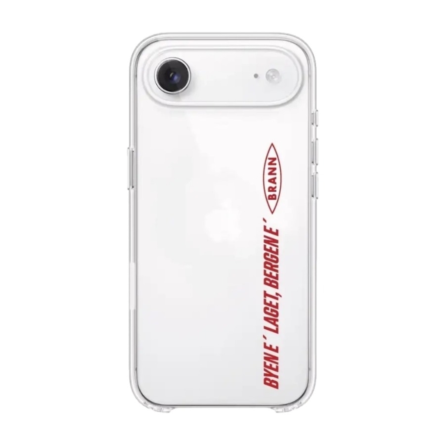 Phonecases3D iPhone Air Brann SK Clear case -mobilcover, hvid billede 1