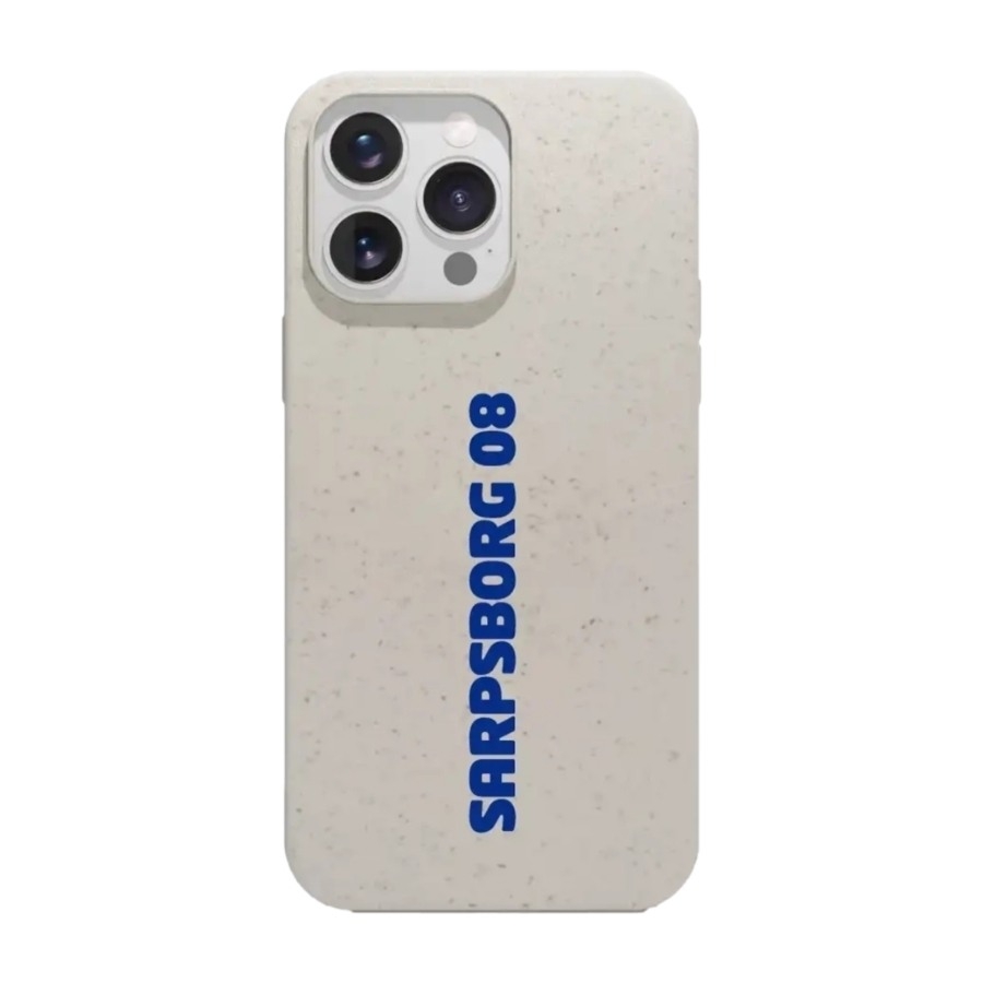 Phonecases3D iPhone 16 Pro Max Sarpsborg 08 komposterbart cover, hvid billede 1