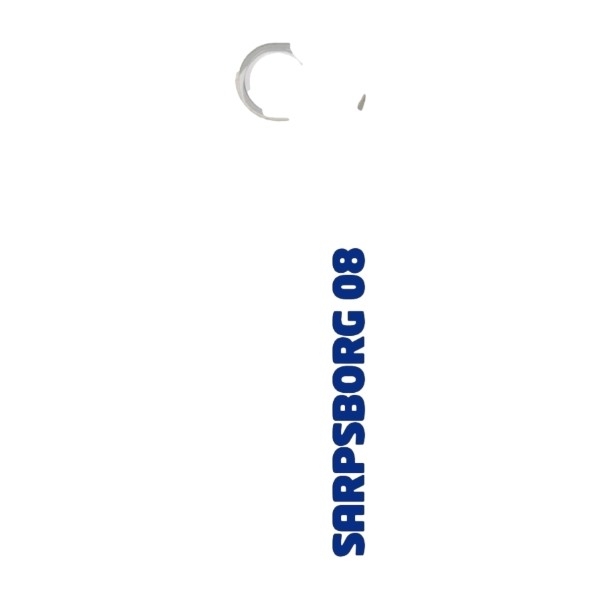 Phonecases3D iPhone 17e/16e Sarpsborg 08 komposterbart cover, hvid billede 1