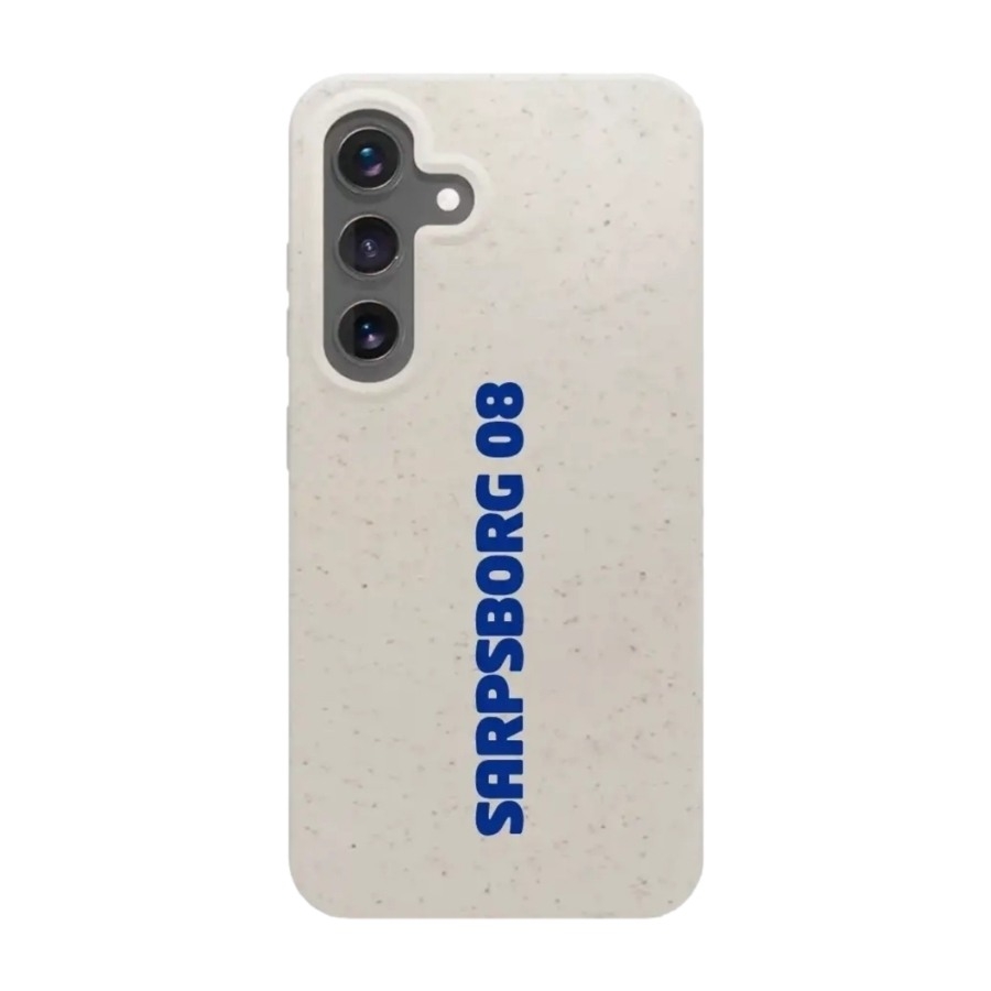 Phonecases3D Samsung Galaxy S25 Sarpsborg 08 komposterbart cover, hvid billede 1