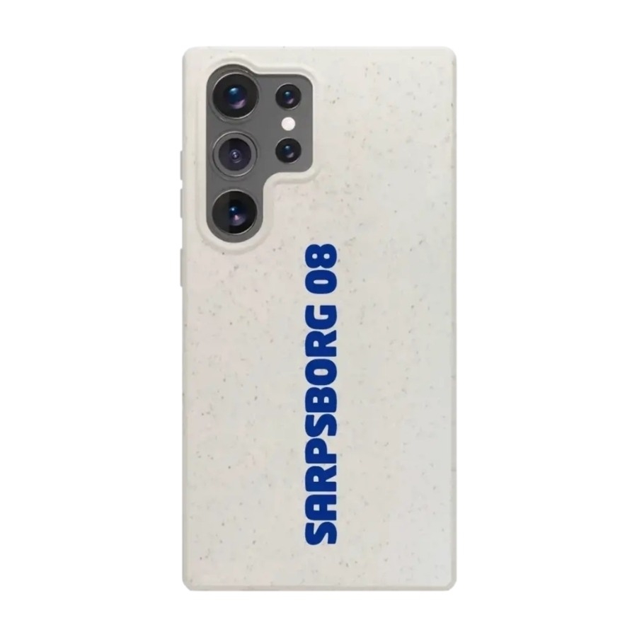 Phonecases3D Samsung Galaxy S25 Ultra Sarpsborg 08 komposterbart cover, hvid billede 1
