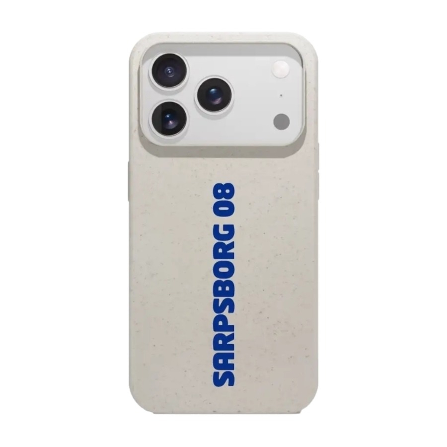 Phonecases3D iPhone 17 Pro Sarpsborg 08 komposterbart cover, hvid billede 1