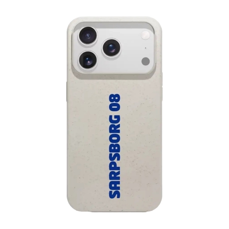 Phonecases3D iPhone 17 Pro Max Sarpsborg 08 komposterbart cover, hvid billede 1