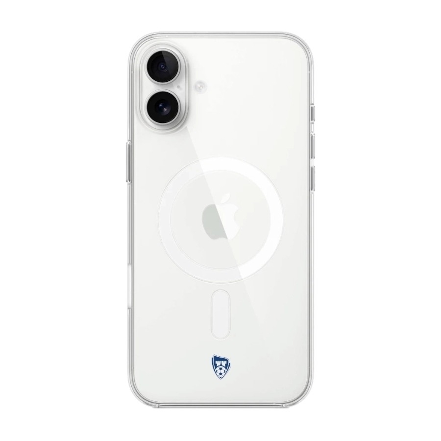 Phonecases3D iPhone 16 Plus Sarpsborg 08 Clear case -mobilcover, hvid billede 1