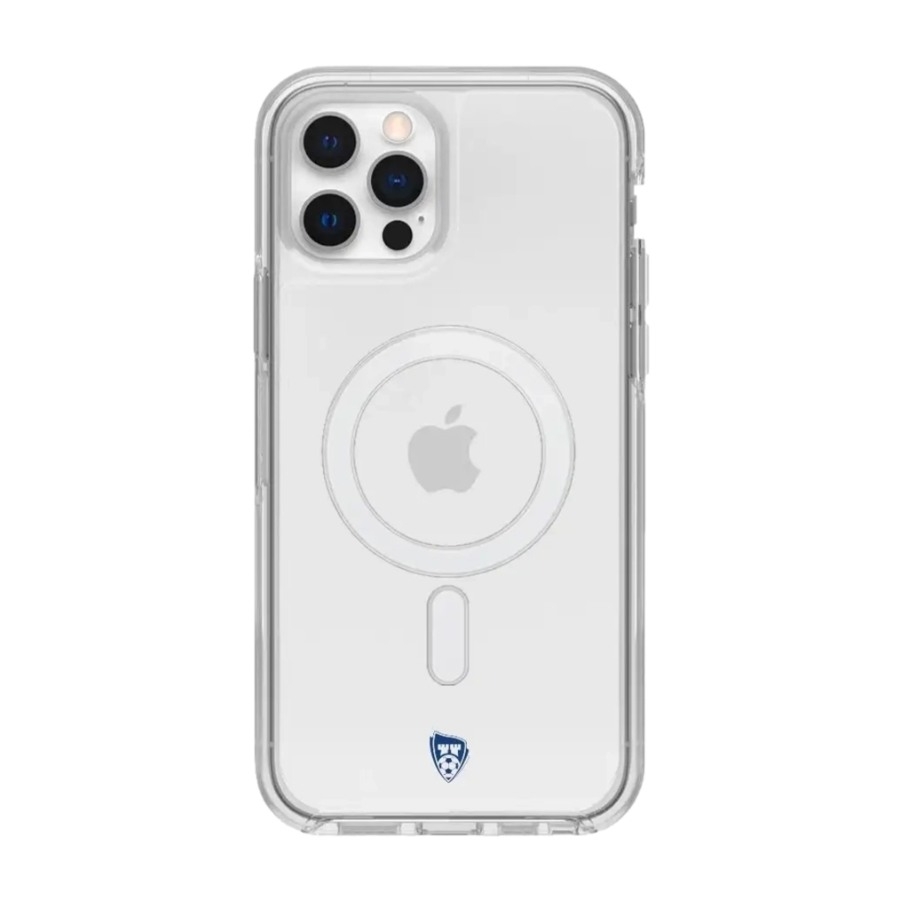 Phonecases3D iPhone 12 Sarpsborg 08 Clear case (MagSafe) -mobilcover, hvid billede 2