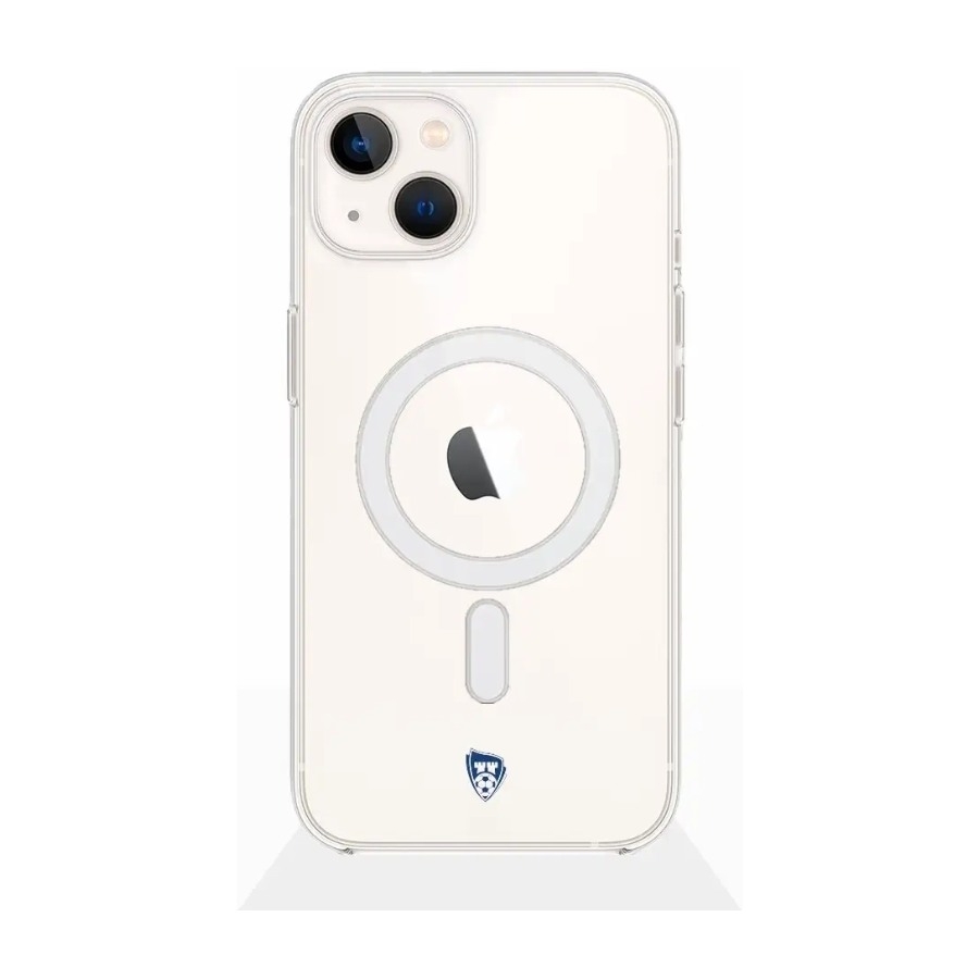 Phonecases3D iPhone 14 Sarpsborg 08 Clear case (MagSafe) -mobilcover, hvid billede 1