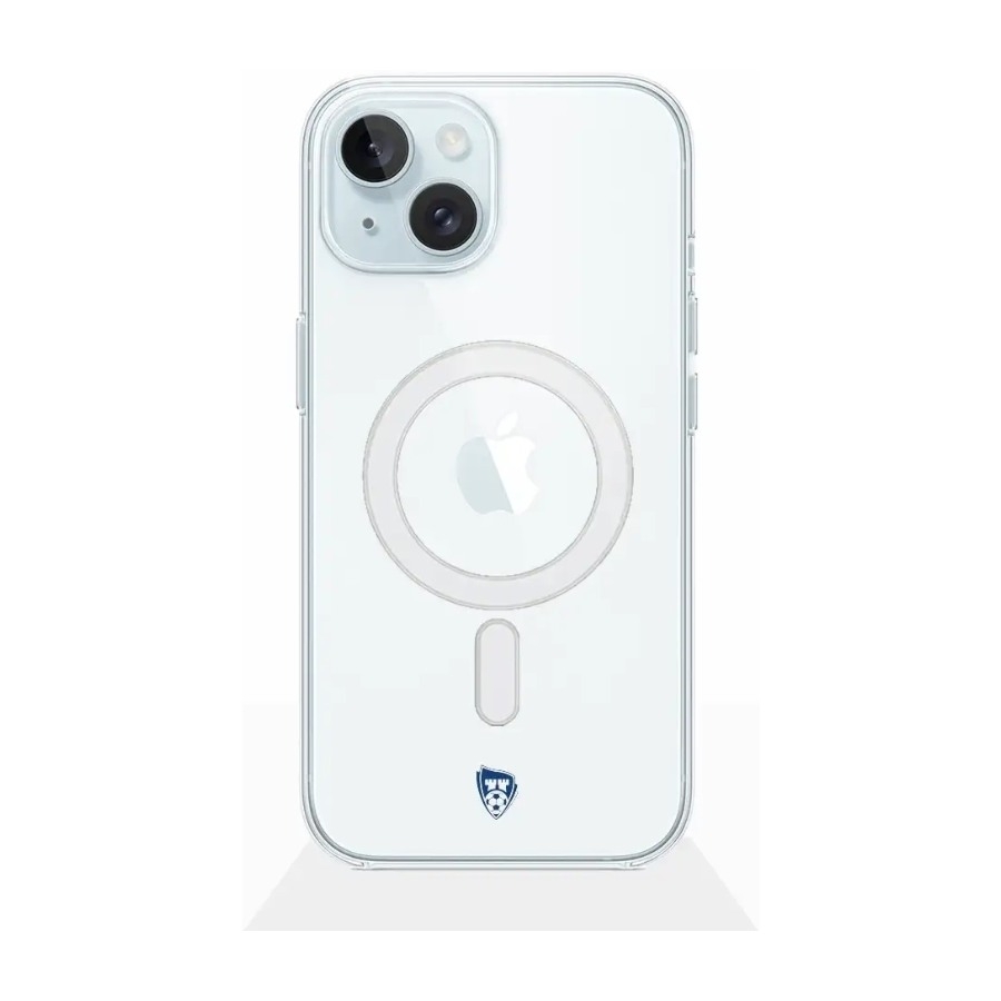 Phonecases3D iPhone 15 Sarpsborg 08 Clear case (MagSafe) -mobilcover, hvid billede 1