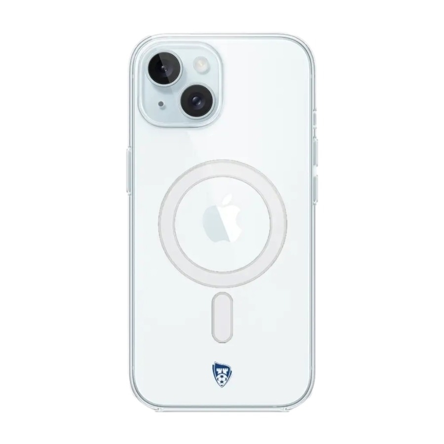 Phonecases3D iPhone 15 Sarpsborg 08 Clear case (MagSafe) -mobilcover, hvid billede 2