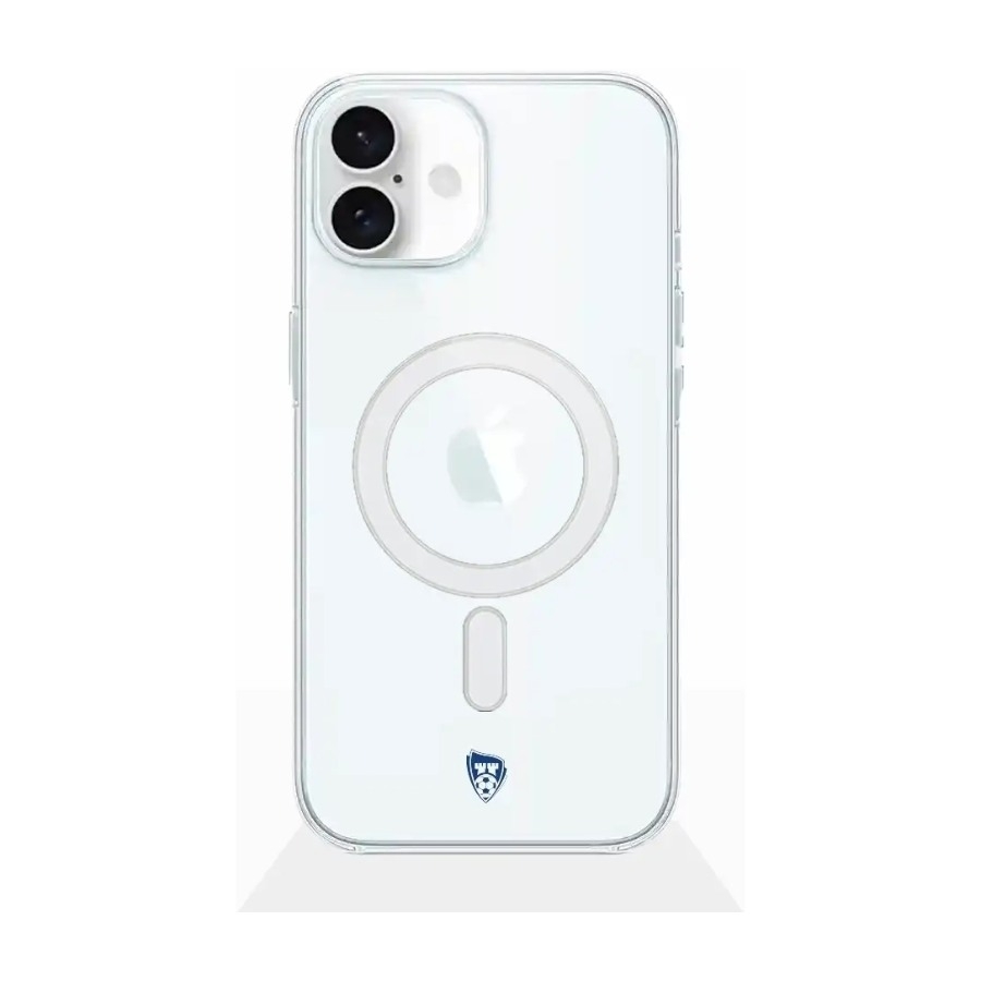 Phonecases3D iPhone 16 Sarpsborg 08 Clear case (MagSafe) -mobilcover, hvid billede 1