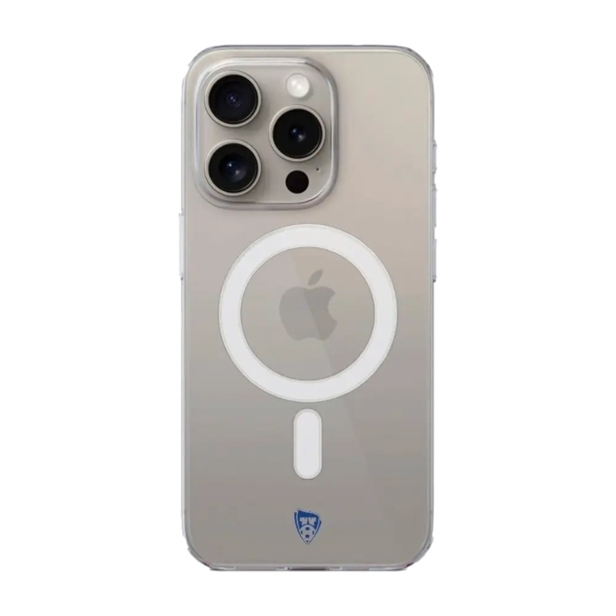 Phonecases3D iPhone 16 Pro Sarpsborg 08 Clear case (MagSafe) -mobilcover, hvid billede 2