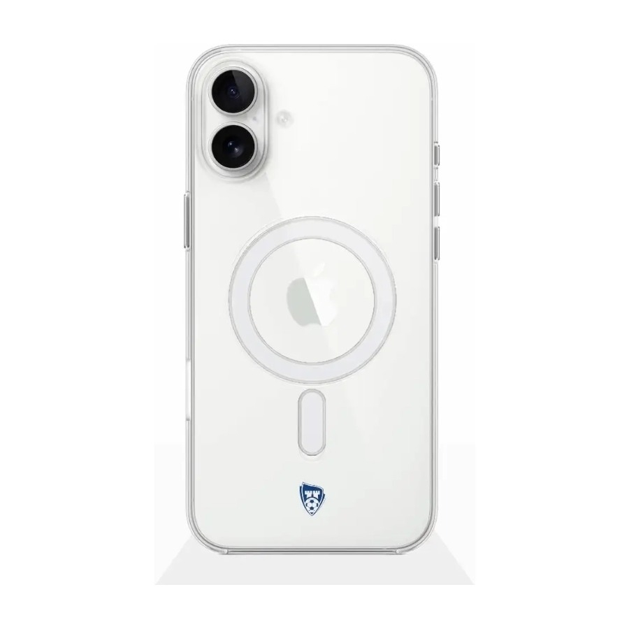 Phonecases3D iPhone 16 Plus Sarpsborg 08 Clear case (MagSafe) -mobilcover, hvid billede 1
