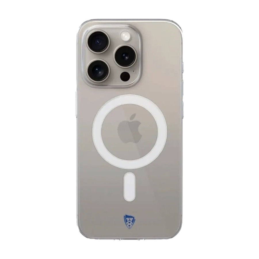 Phonecases3D iPhone 16 Pro Max Sarpsborg 08 Clear case (MagSafe) -mobilcover, hvid billede 2
