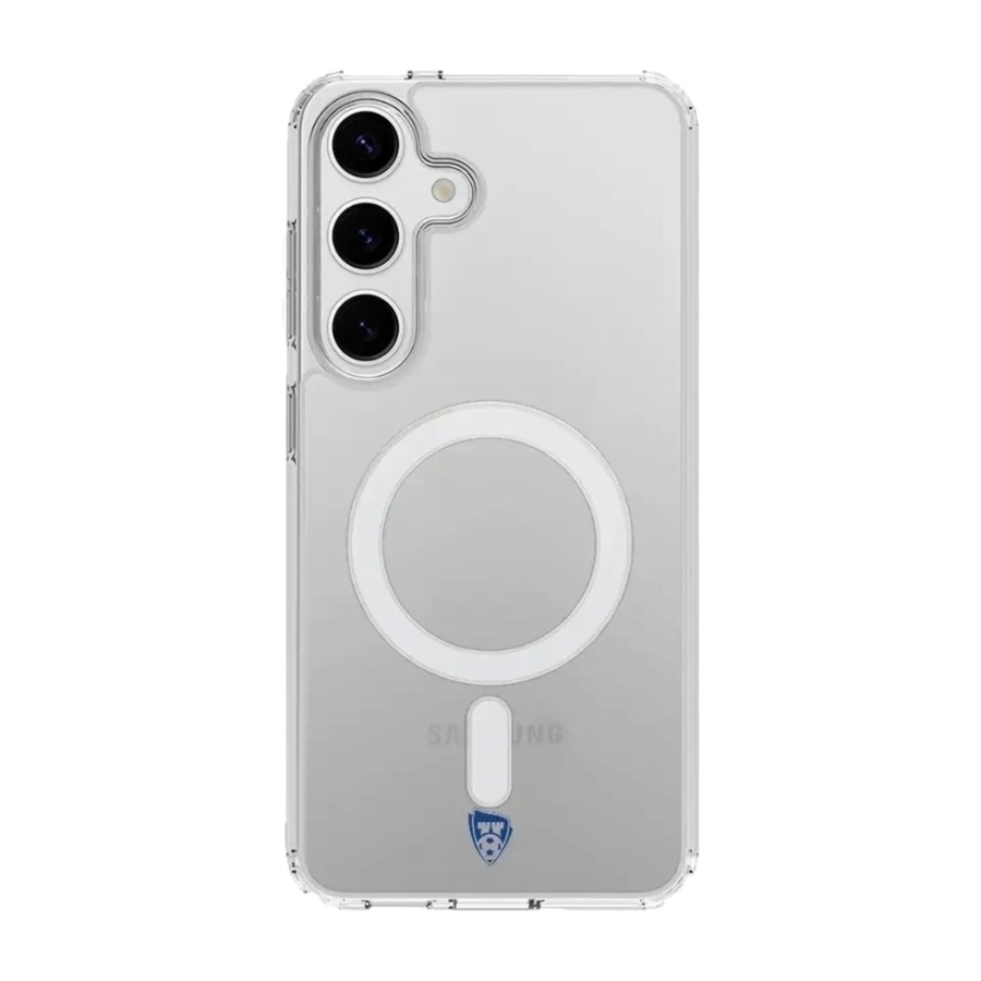 Phonecases3D Samsung Galaxy S25 Sarpsborg 08 Clear case (MagSafe) -mobilcover, hvid billede 2