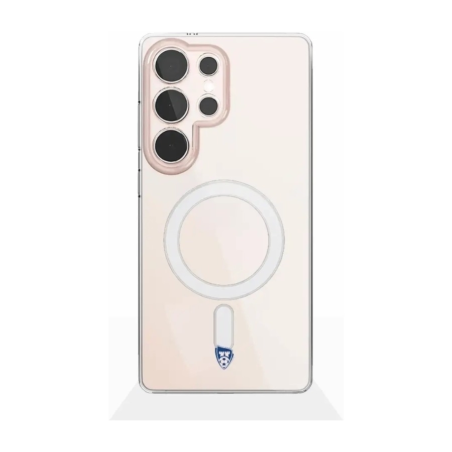 Phonecases3D Samsung Galaxy S25 Ultra Sarpsborg 08 Clear case (MagSafe) -mobilcover, hvid billede 1
