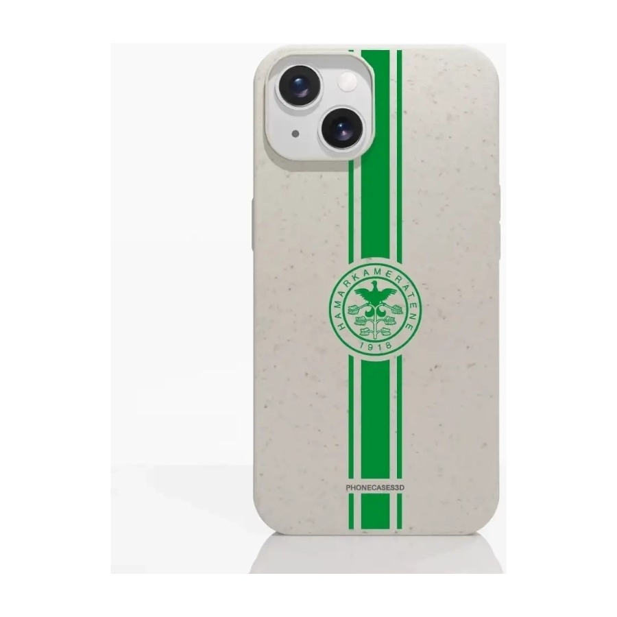 Phonecases3D iPhone 15 HamKam komposterbart cover, hvid billede 1