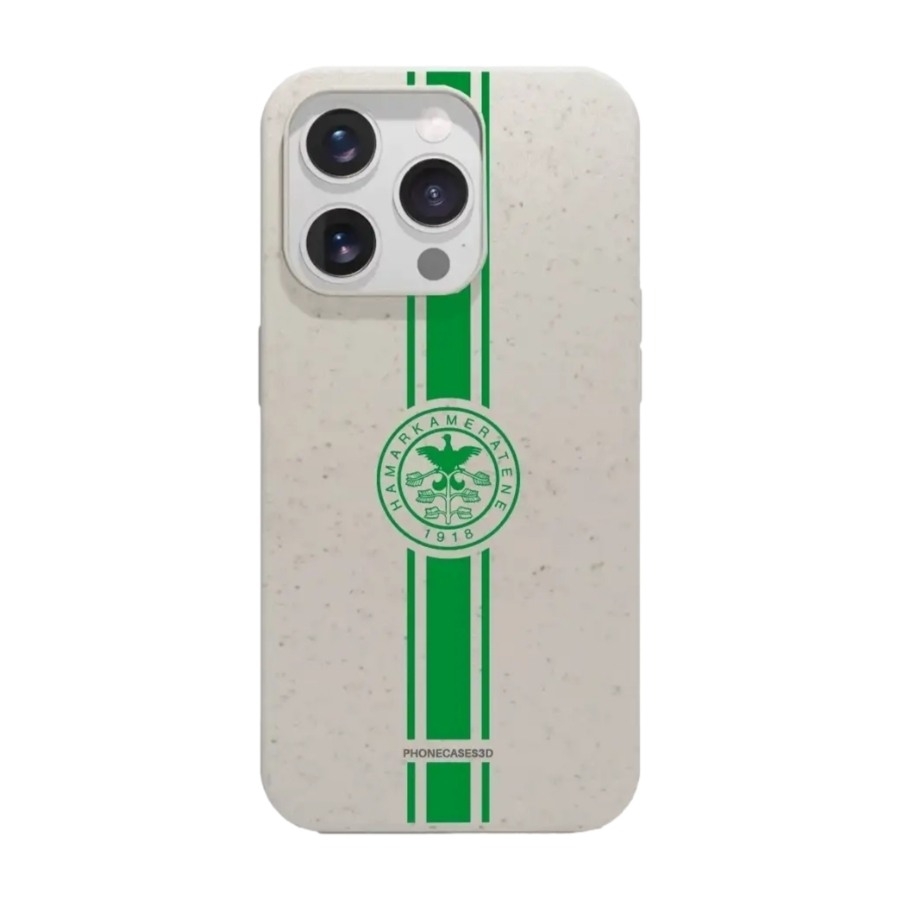 Phonecases3D iPhone 15 Pro HamKam komposterbart cover, hvid billede 2