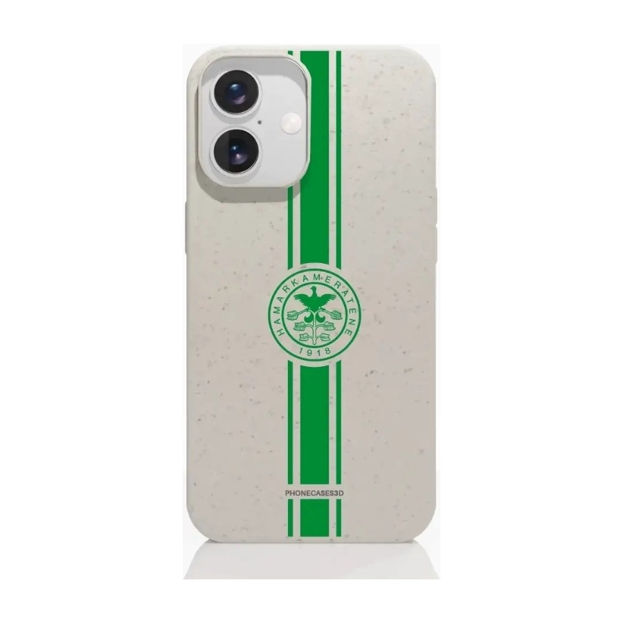 Phonecases3D iPhone 16 HamKam komposterbart cover, hvid billede 1