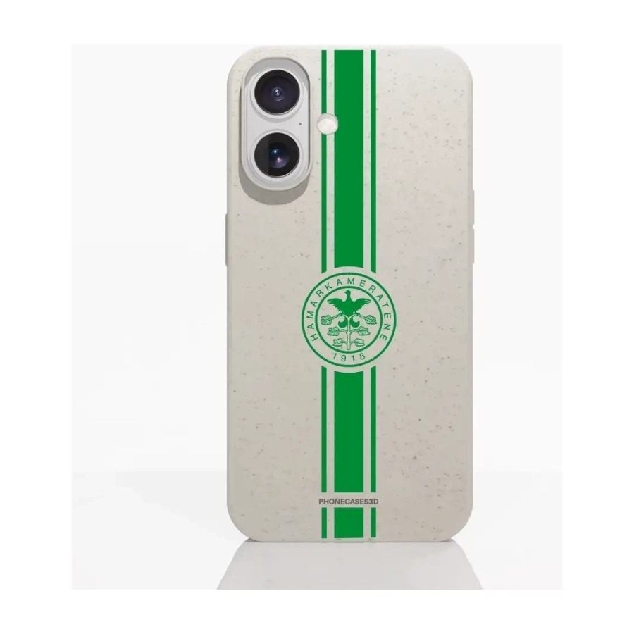 Phonecases3D iPhone 17 HamKam komposterbart cover, hvid billede 1