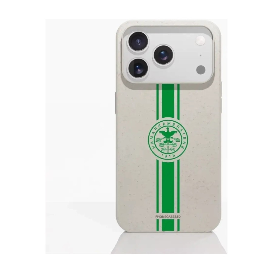Phonecases3D iPhone 17 Pro HamKam komposterbart cover, hvid billede 1