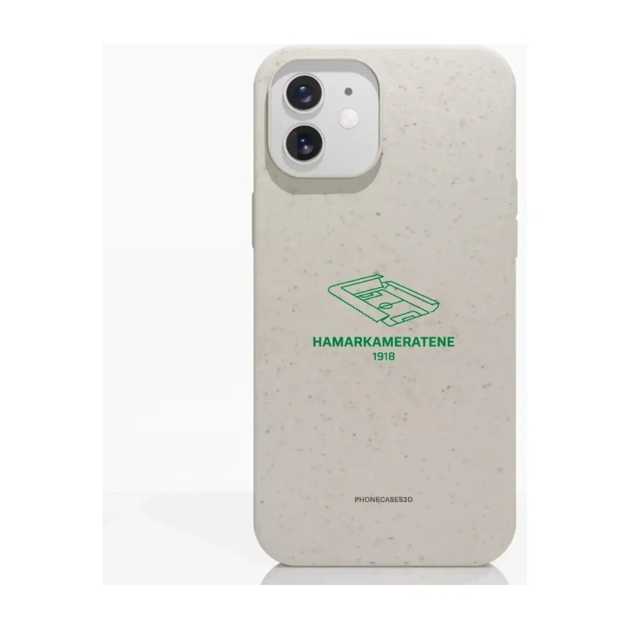 Phonecases3D iPhone 12 HamKam komposterbart cover, hvid billede 1