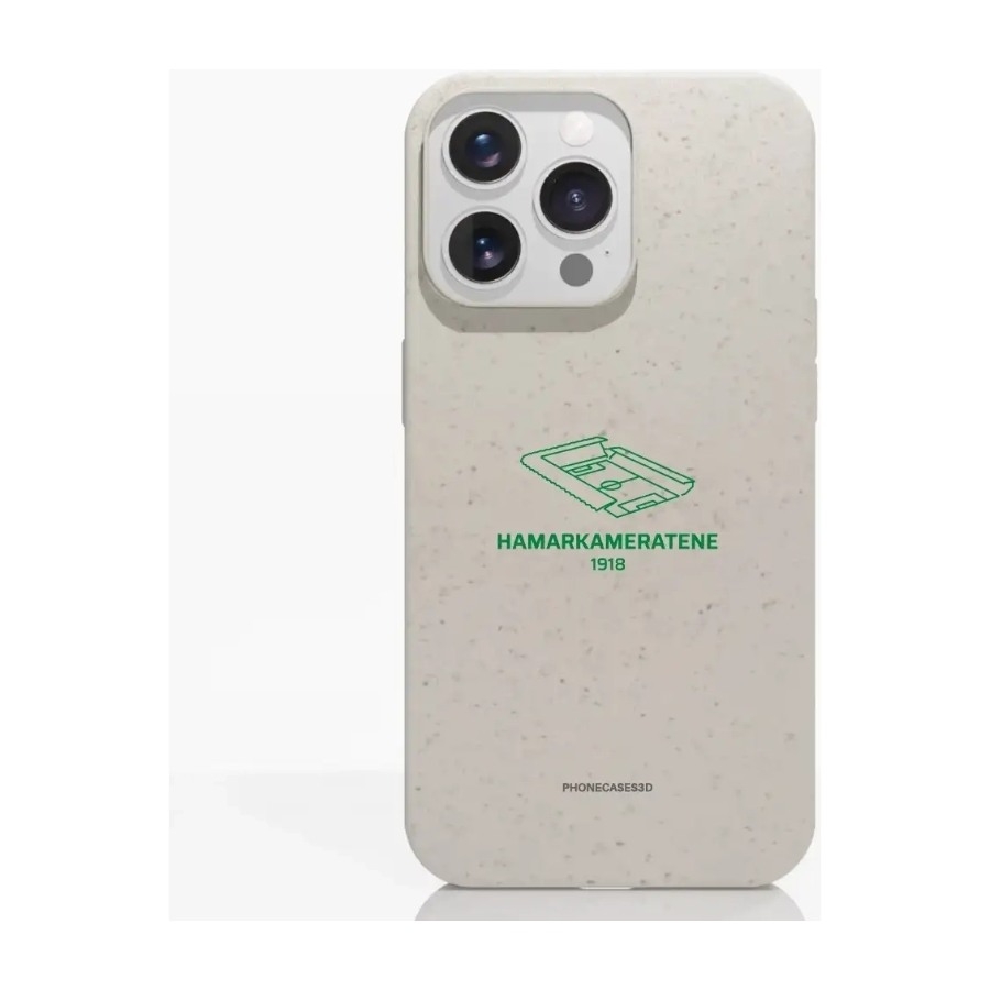 Phonecases3D iPhone 13 Pro HamKam komposterbart cover, hvid billede 1