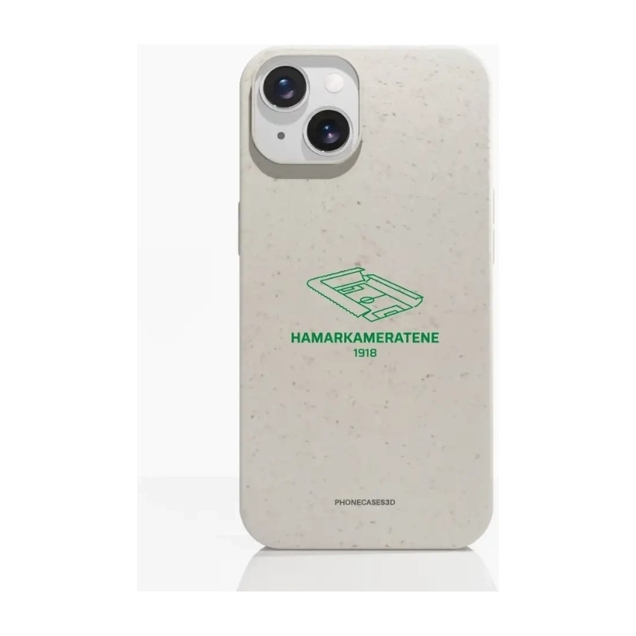 Phonecases3D iPhone 14 HamKam komposterbart cover, hvid billede 1