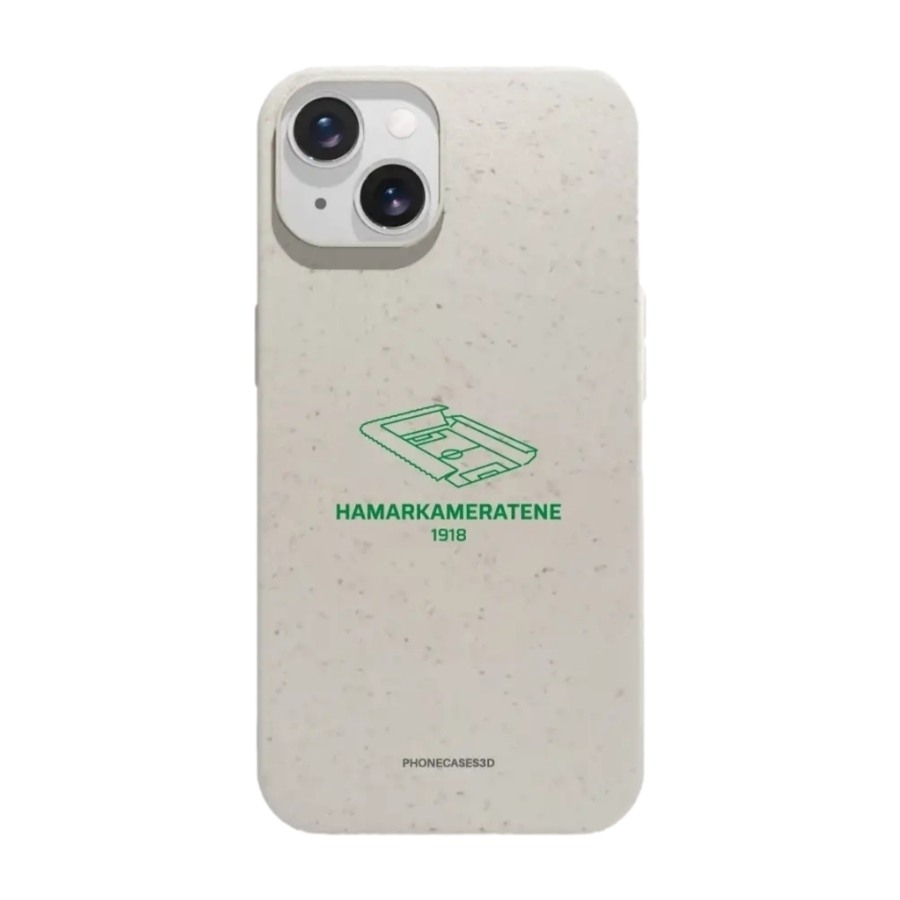 Phonecases3D iPhone 14 HamKam komposterbart cover, hvid billede 2