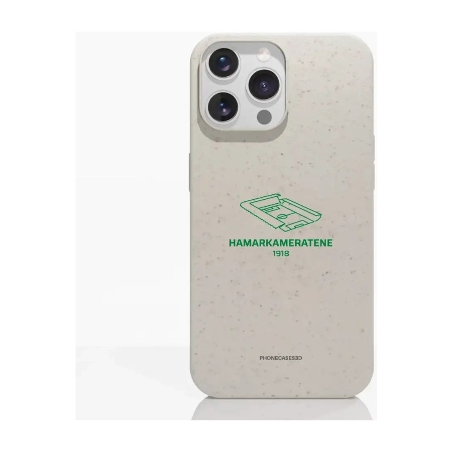 Phonecases3D iPhone 14 Pro HamKam komposterbart cover, hvid billede 1