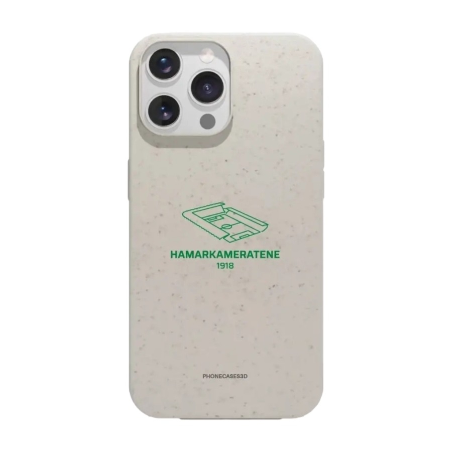 Phonecases3D iPhone 14 Pro HamKam komposterbart cover, hvid billede 2