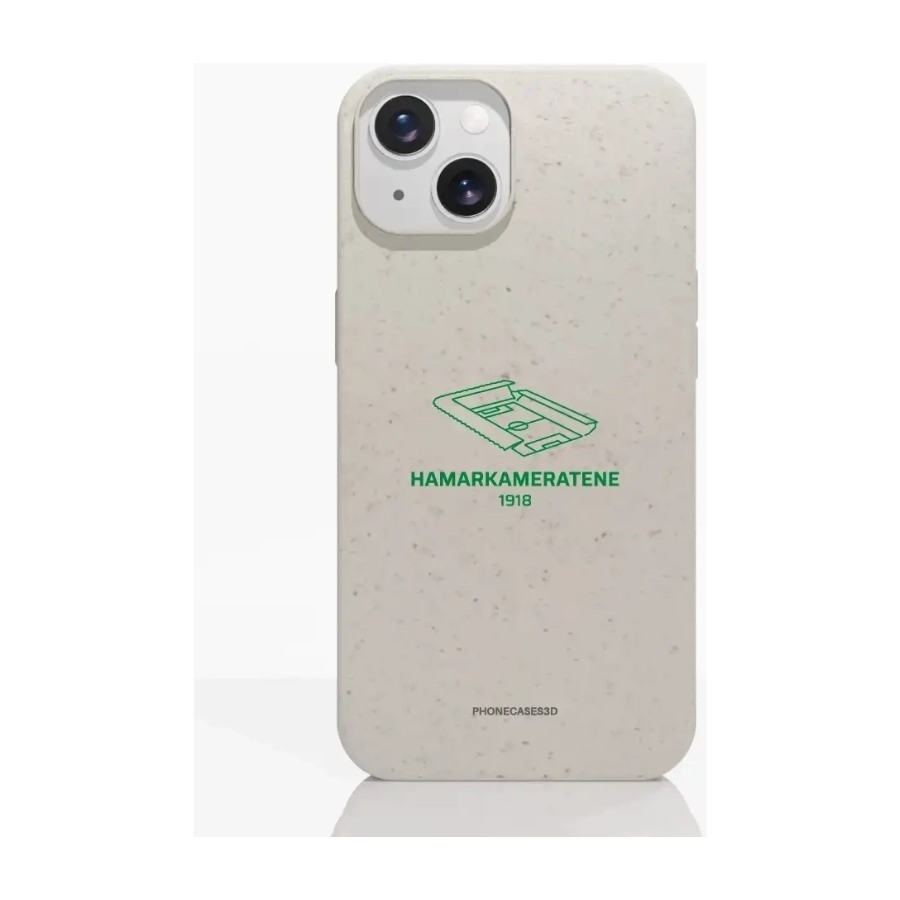 Phonecases3D iPhone 15 HamKam komposterbart cover, hvid billede 1