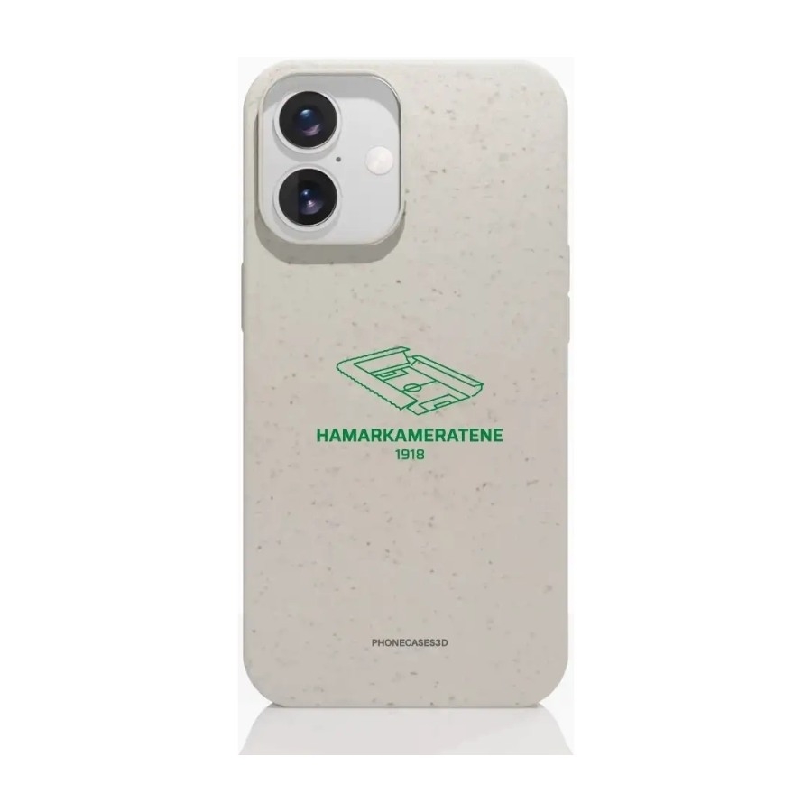 Phonecases3D iPhone 16 HamKam komposterbart cover, hvid billede 1
