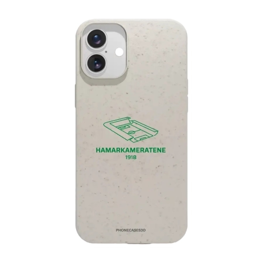 Phonecases3D iPhone 16 Plus HamKam komposterbart cover, hvid billede 2