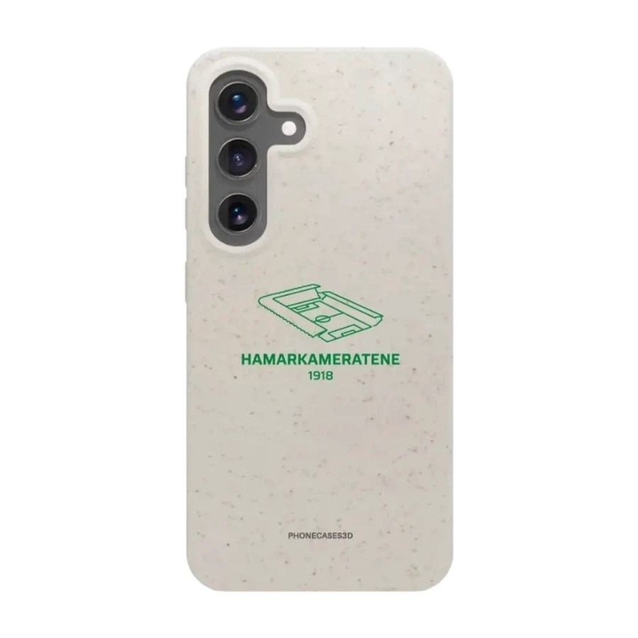 Phonecases3D Samsung Galaxy S25 HamKam komposterbart cover, hvid billede 1