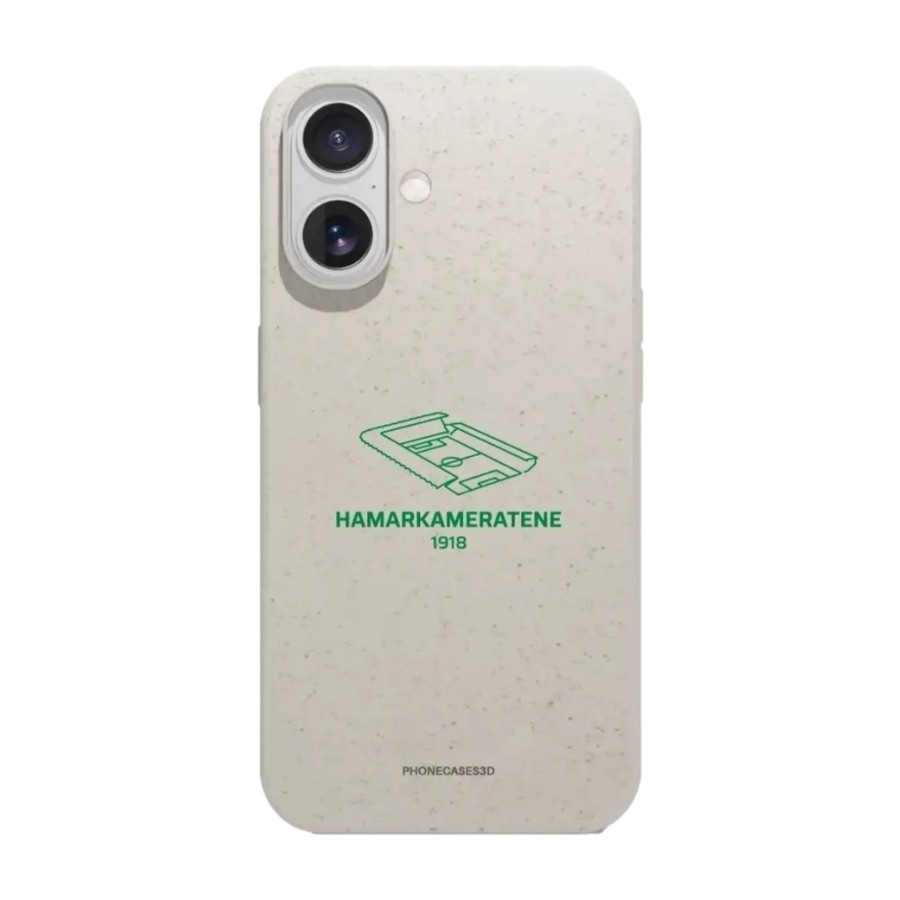 Phonecases3D iPhone 17 HamKam komposterbart cover, hvid billede 1