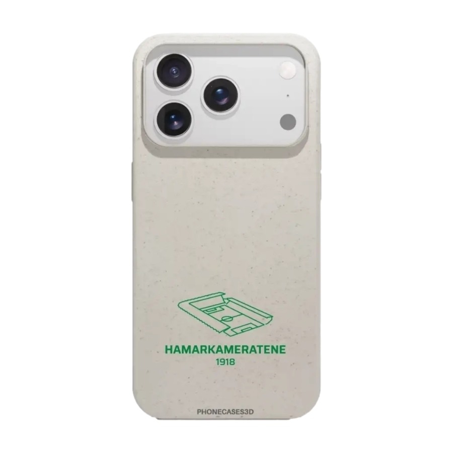 Phonecases3D iPhone 17 Pro Max HamKam komposterbart cover, hvid billede 1
