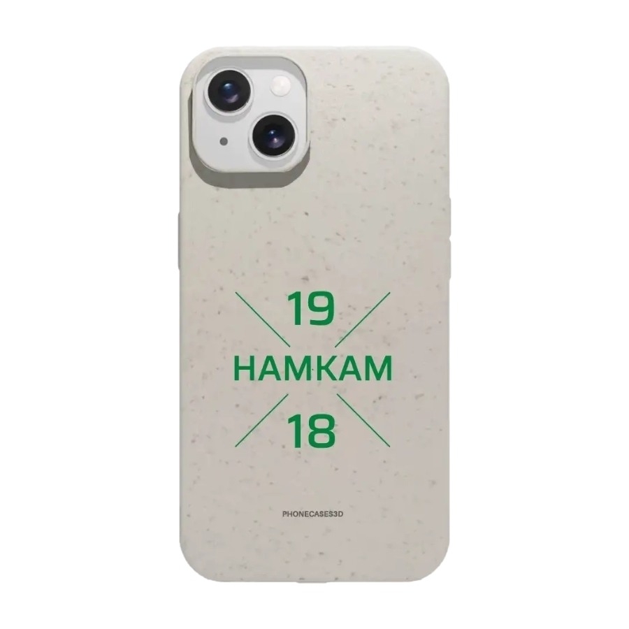 Phonecases3D iPhone 13 HamKam komposterbart cover, hvid billede 1