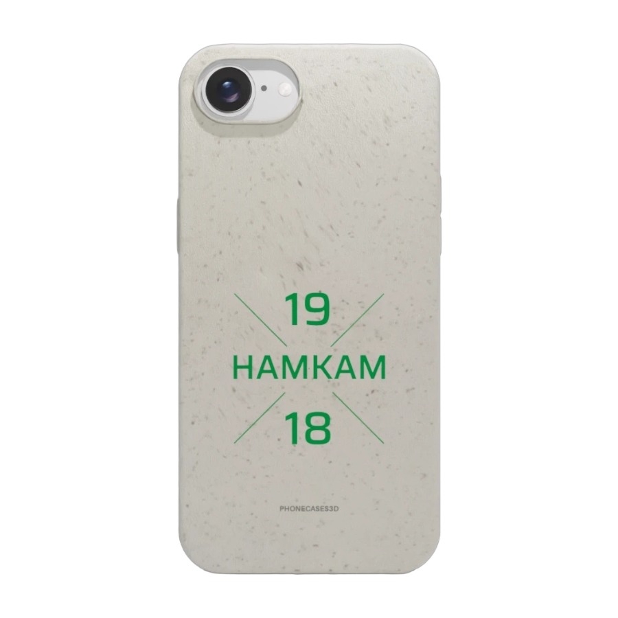 Phonecases3D iPhone 17e/16e HamKam komposterbart cover, hvid billede 1