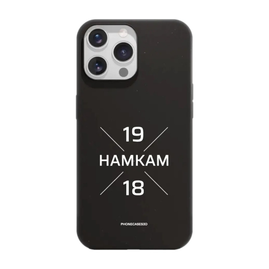 Phonecases3D iPhone 14 Pro HamKam komposterbart cover, sort billede 1