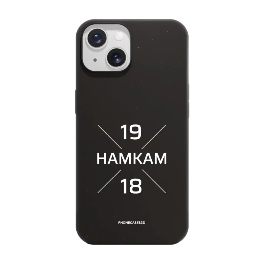 Phonecases3D iPhone 15 HamKam komposterbart cover, sort billede 1