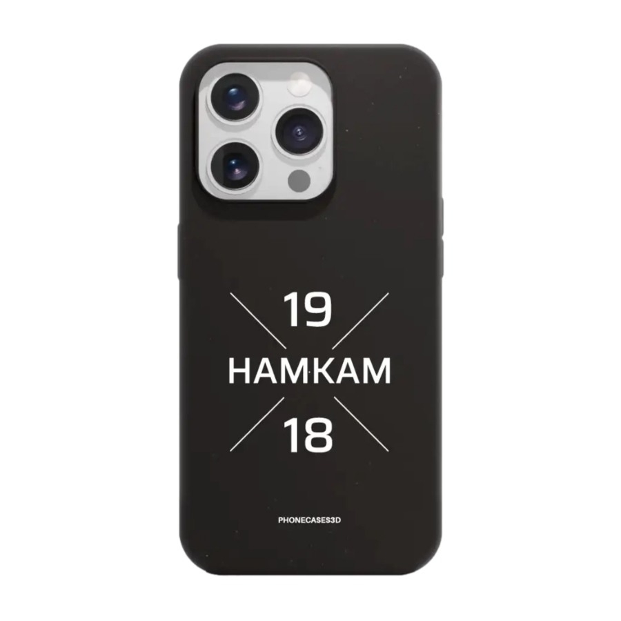 Phonecases3D iPhone 15 Pro HamKam komposterbart cover, sort billede 1