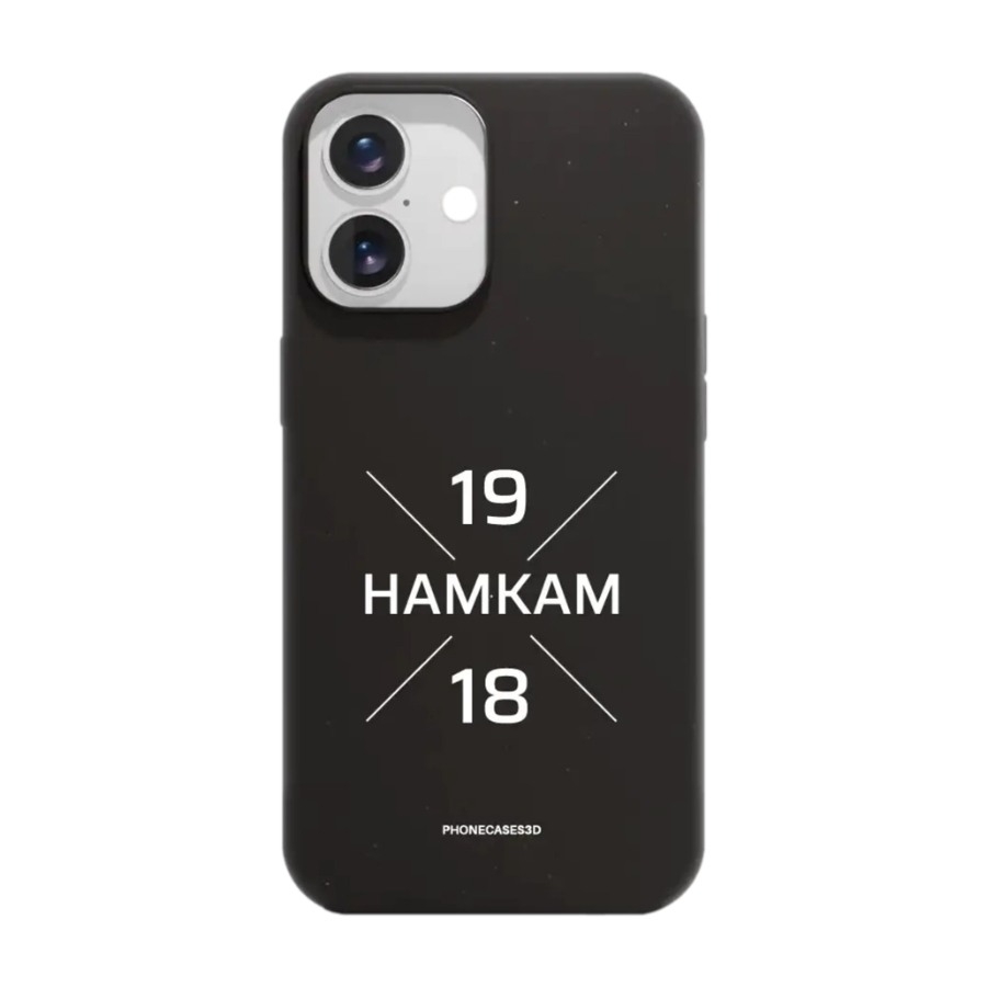 Phonecases3D iPhone 16 HamKam komposterbart cover, sort billede 1