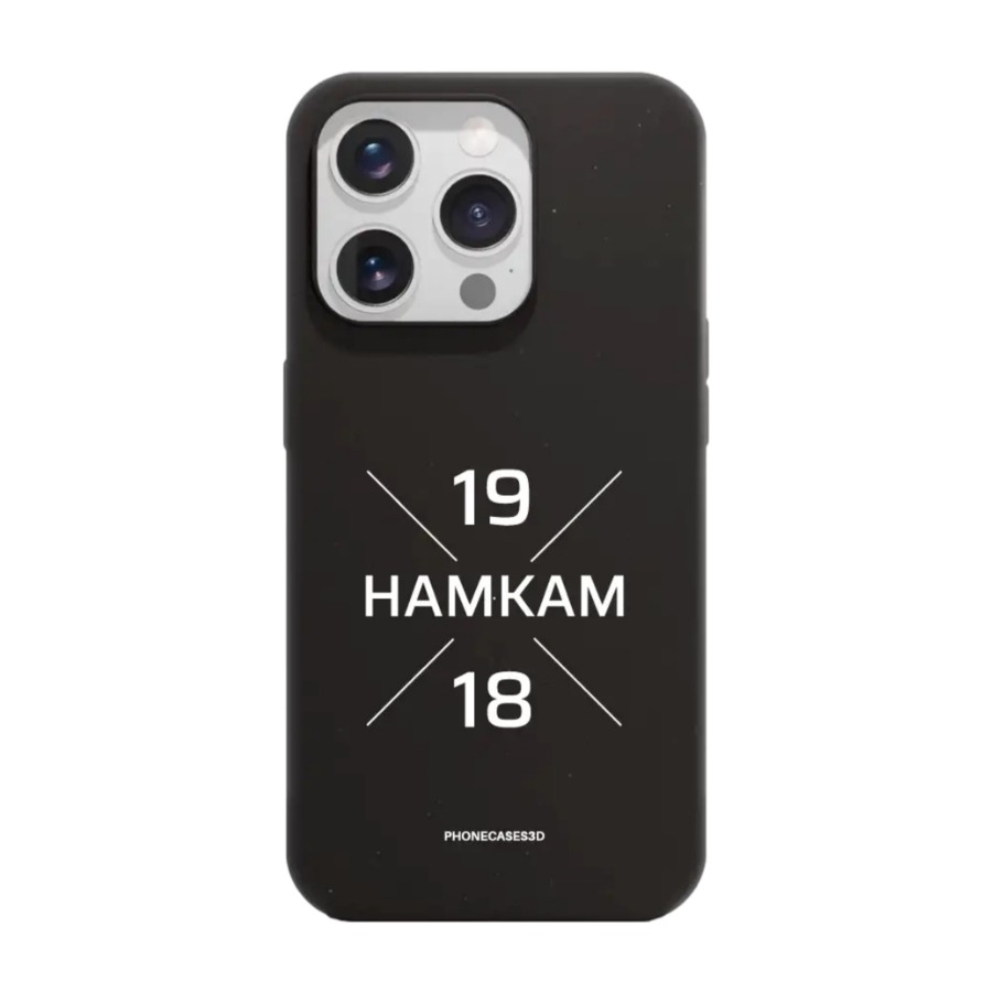 Phonecases3D iPhone 16 Pro HamKam komposterbart cover, sort billede 1