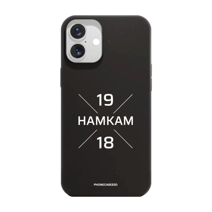 Phonecases3D iPhone 16 Plus HamKam komposterbart cover, sort billede 1