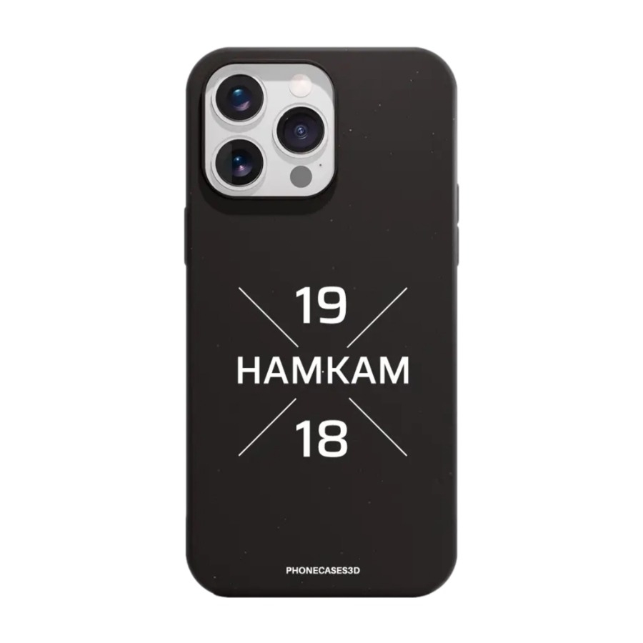 Phonecases3D iPhone 16 Pro Max HamKam komposterbart cover, sort billede 1