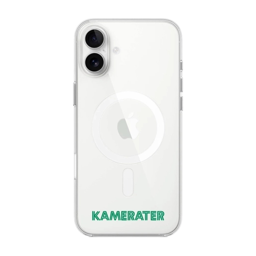 Phonecases3D iPhone 16 Plus HamKam Clear case -mobilcover, hvid billede 1