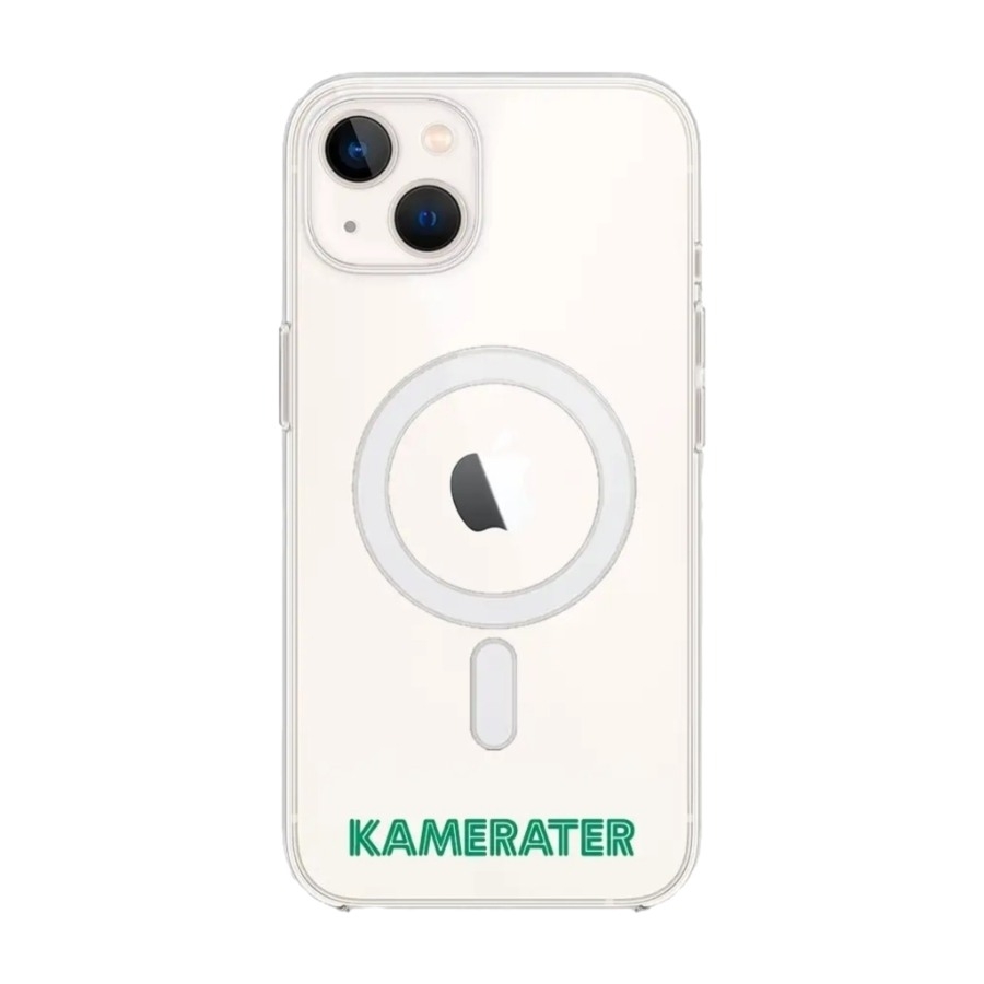 Phonecases3D iPhone 14 HamKam Clear case (MagSafe) -mobilcover, hvid billede 1