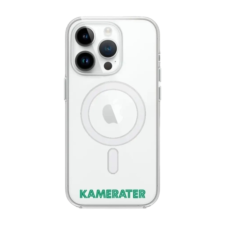 Phonecases3D iPhone 14 Pro HamKam Clear case (MagSafe) -mobilcover, hvid billede 1