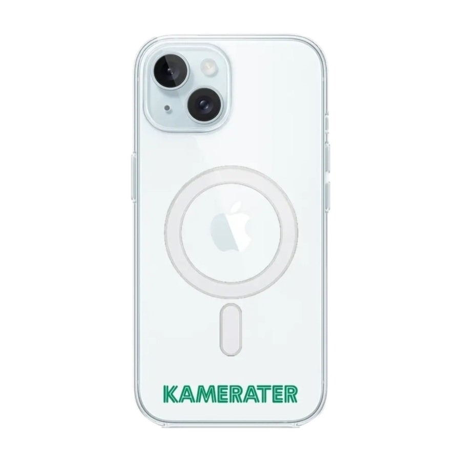 Phonecases3D iPhone 15 HamKam Clear case (MagSafe) -mobilcover, hvid billede 1