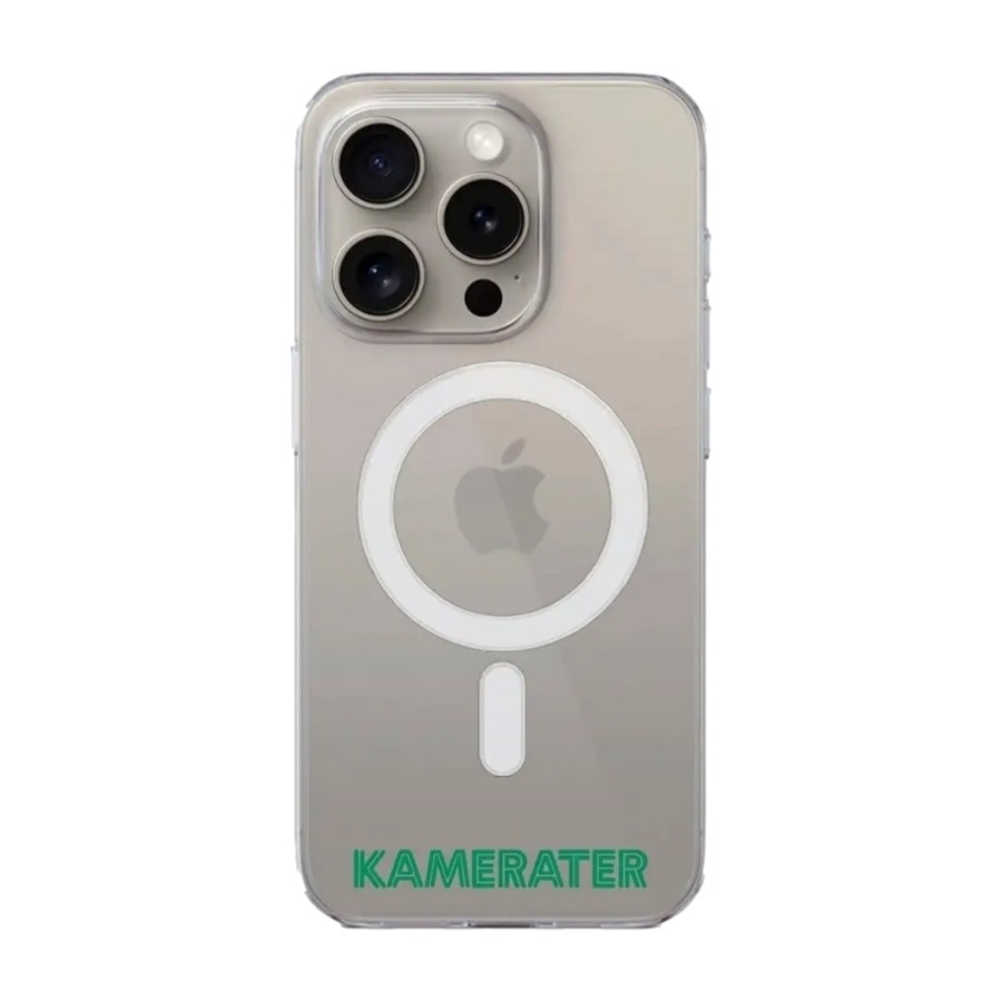 Phonecases3D iPhone 15 Pro HamKam Clear case (MagSafe) -mobilcover, hvid billede 1