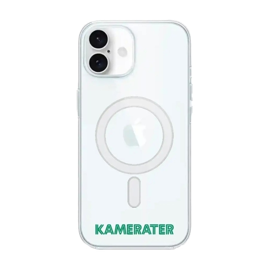 Phonecases3D iPhone 16 HamKam Clear case (MagSafe) -mobilcover, hvid billede 1